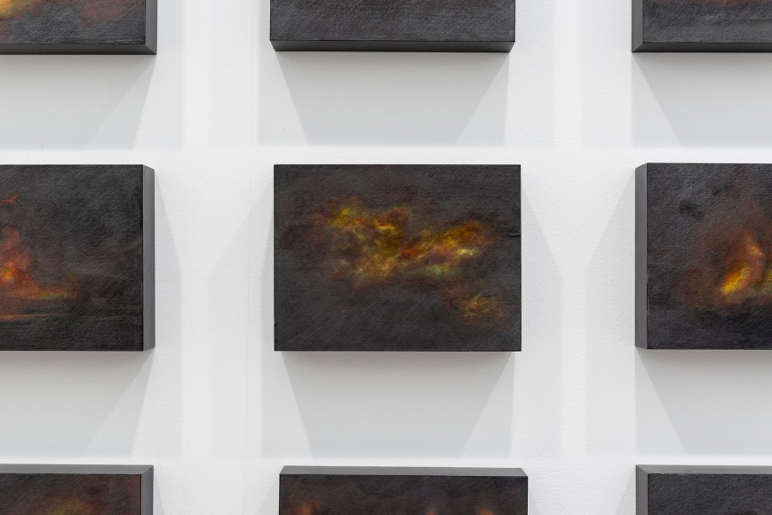 TERESITA FERNÁNDEZ, Small American Fires 3 (detail), 2016