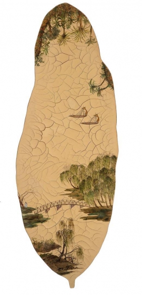 ADRIANA VAREJÃO Folha de bananeira, 2015