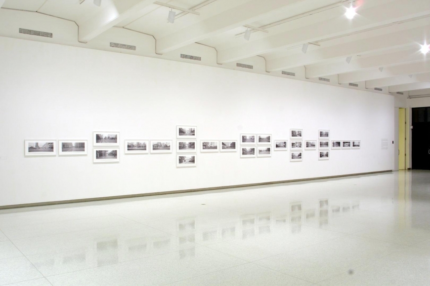 Installation view of Catherine Opie: Skyways & Icehouses at the Walker Art Center, Minneapolis