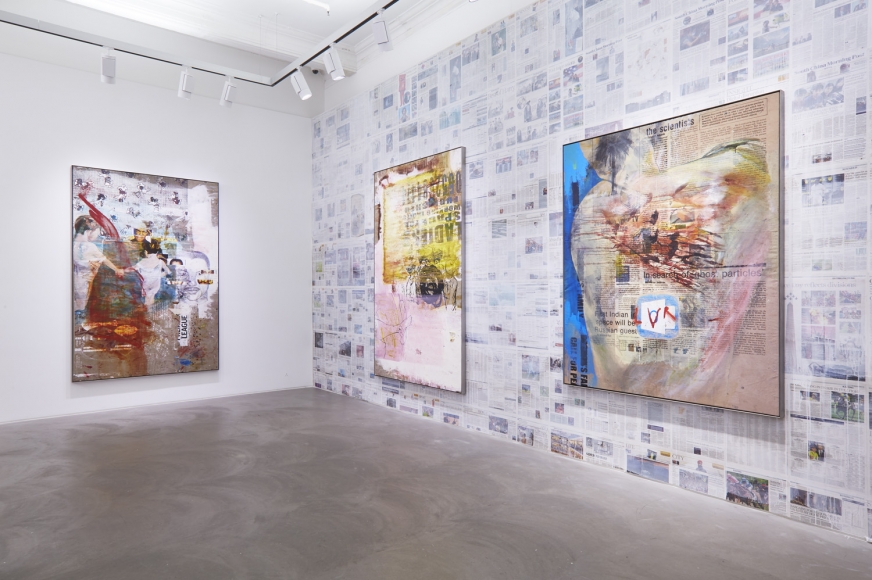 Mandy El-Sayegh, Dispersal, Installation view at Lehmann Maupin, Hong Kong