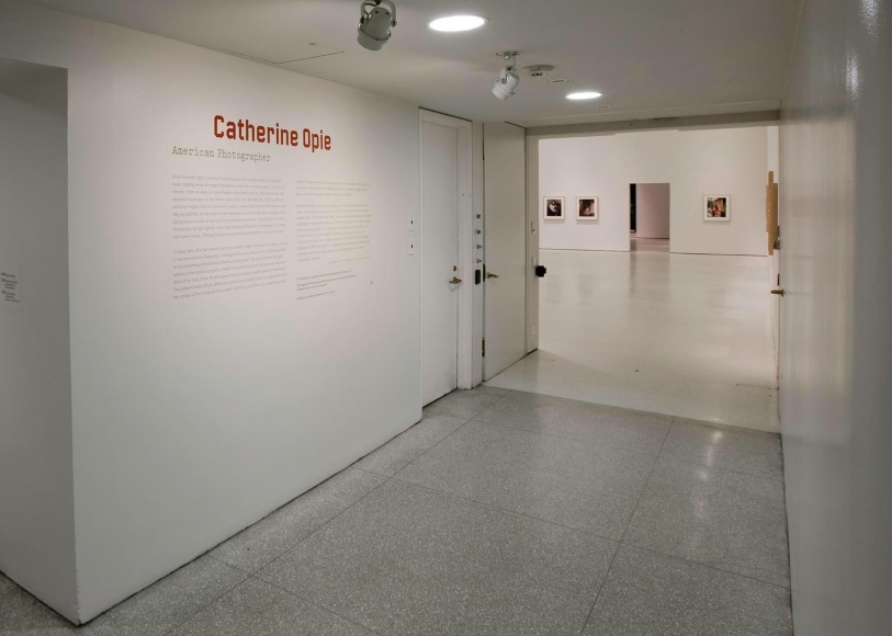 Installation view of Catherine Opie: American Photographer at the Solomon R. Guggenheim Museum, New York