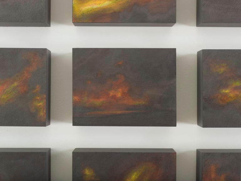TERESITA FERNÁNDEZ, Small American Fires 3 (detail), 2016