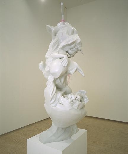 Snowman, 2000 fiberglass resin and paint