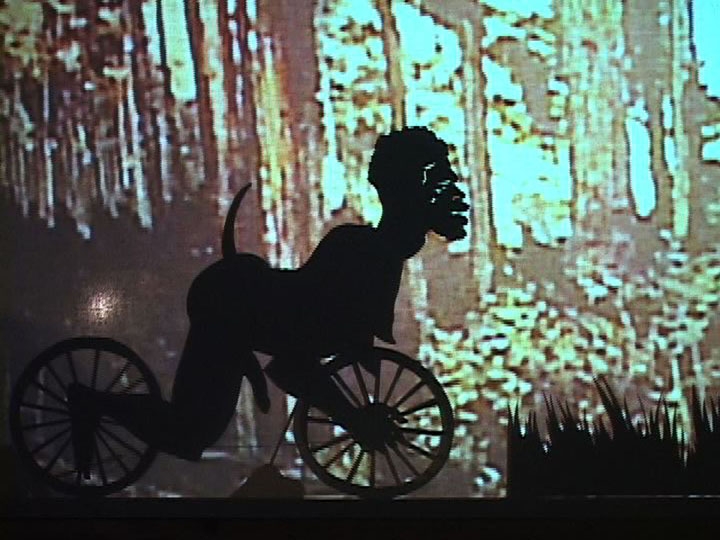 KARA WALKER Fall Frum Grace, Miss Pipi’s Blue Tale (film still), 2011