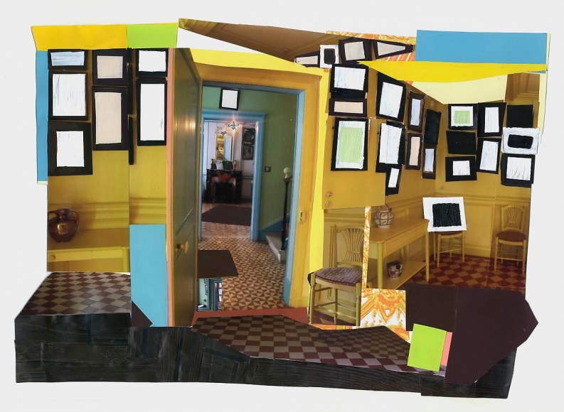 MICKALENE THOMAS Monet's Salle à Manger Jaune, 2011