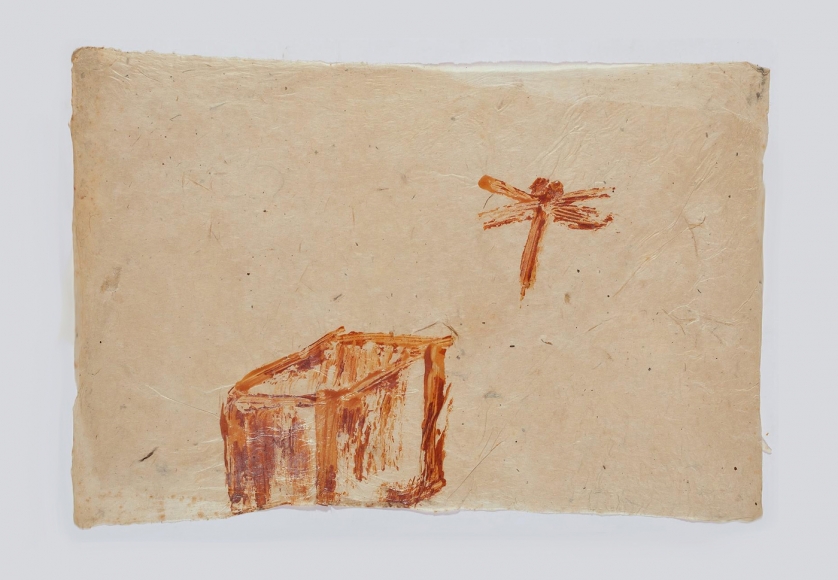 HEIDI BUCHER, haus mit libelle, 1981
