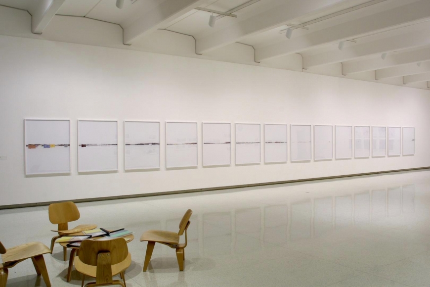 Installation view of Catherine Opie: Skyways & Icehouses at the Walker Art Center, Minneapolis
