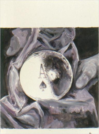 Crycrystal, 2001 acrylic on paper
