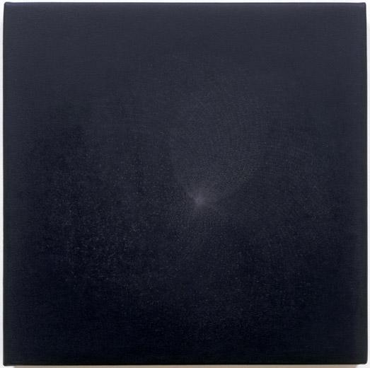 Touch, 1999 black aquacryl and graphite on canvas