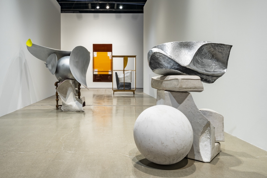 Installation view of Liu Wei Invisible Cities at moCa Cleveland, perspective 5