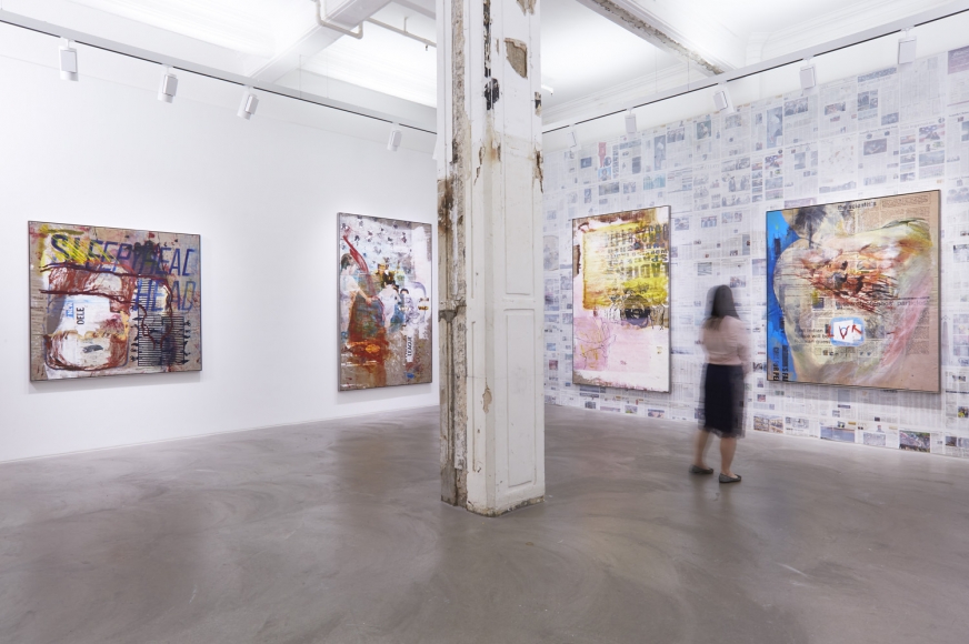 Mandy El-Sayegh, Dispersal, Installation view at Lehmann Maupin, Hong Kong