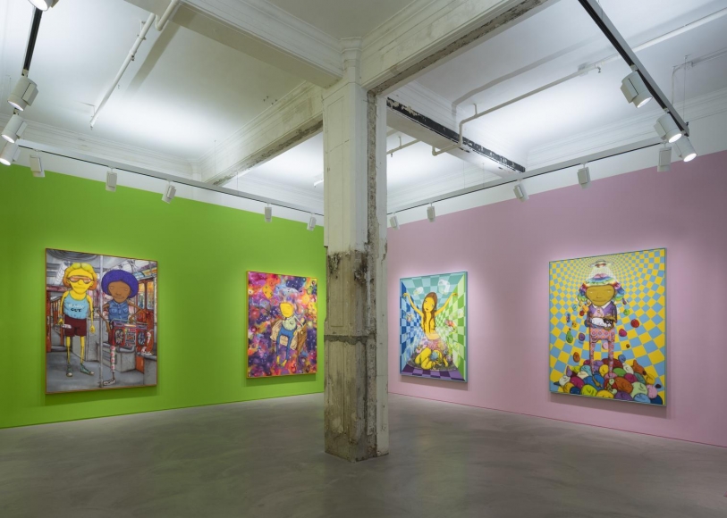 OSGEMEOS, Déjà Vu installation view 1