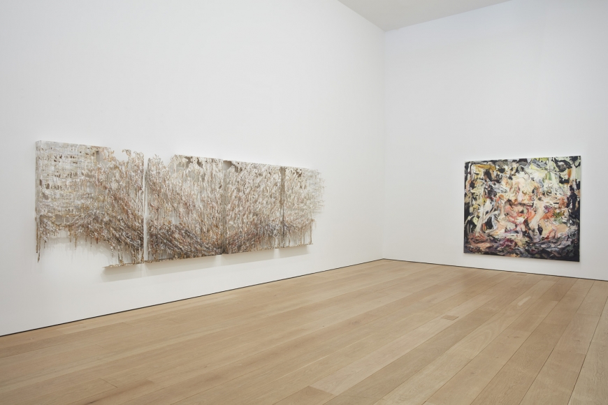 cart, horse, cart, Installation view at Lehmann Maupin, New York 24th Street