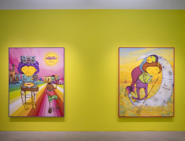OSGEMEOS, Déjà Vu installation view 6