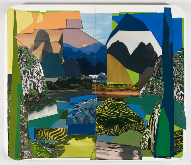 MICKALENE THOMAS Hong Kong Landscape, 2013