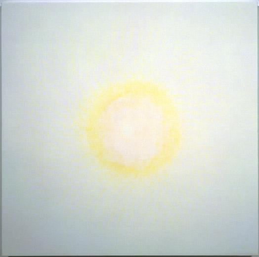 Dust, 1998 white aquacryl with pigment and pencil on canvas