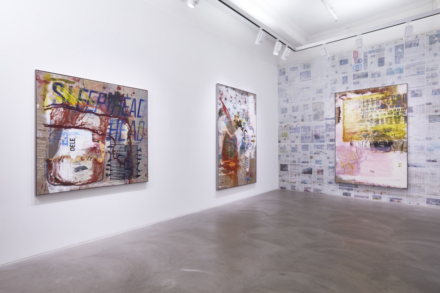 Mandy El-Sayegh, Dispersal, Installation view at Lehmann Maupin, Hong Kong
