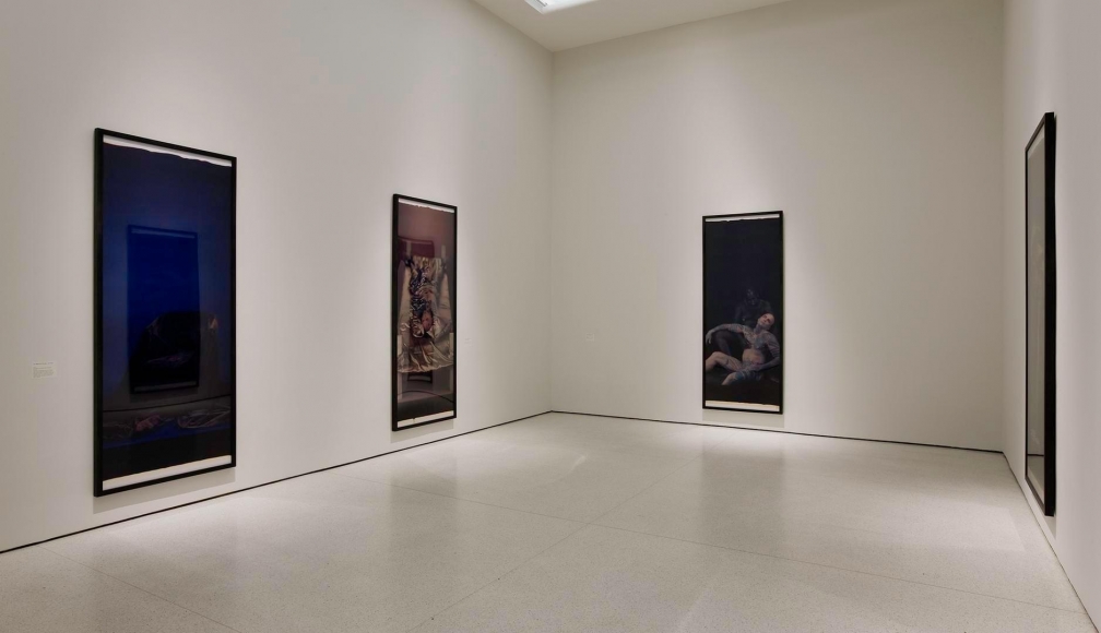 Installation view of Catherine Opie: American Photographer at the Solomon R. Guggenheim Museum, New York