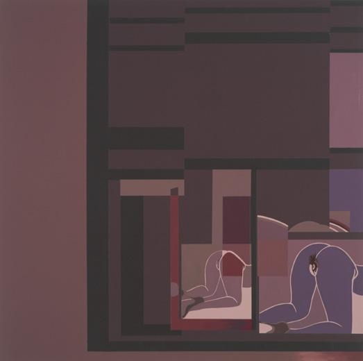 Bobbie, 1999 acrylic on wood panel