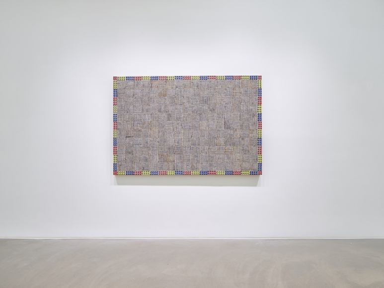 McArthur Binion, Hand:Work:II, Installation view at Lehmann Maupin, Hong Kong