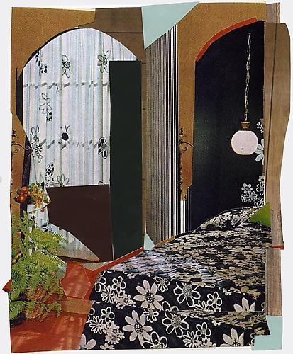 MICKALENE THOMAS Interior: Bedroom with Flowers, 2011