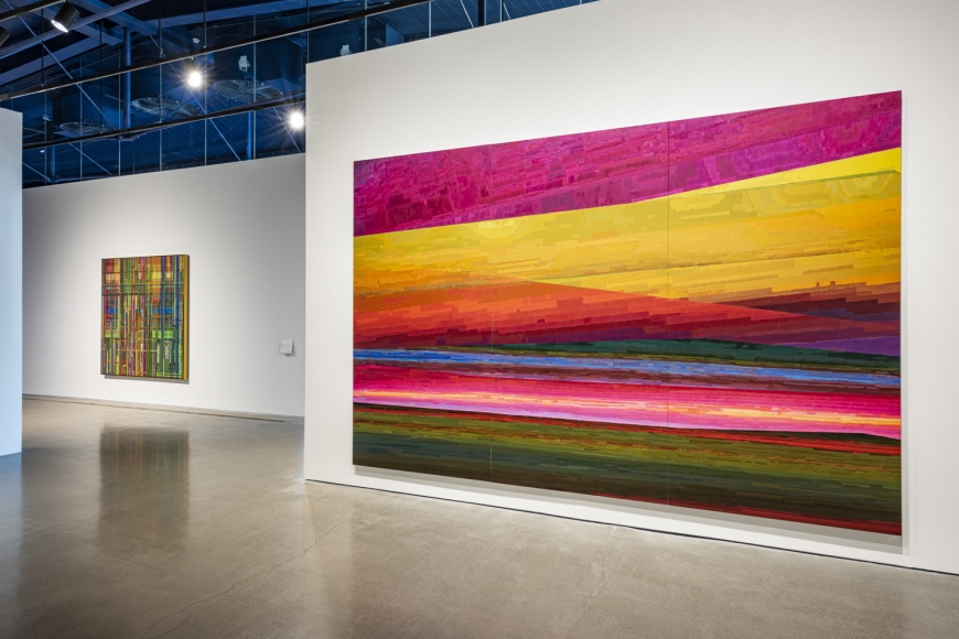 Installation view of Liu Wei Invisible Cities at moCa Cleveland, perspective 13