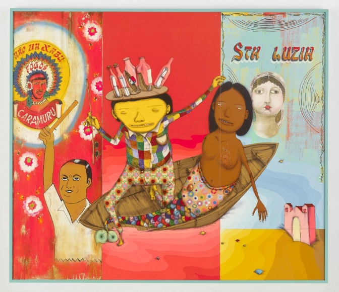 OSGEMEOS Um segredo do mar (Secret from the sea), 2015