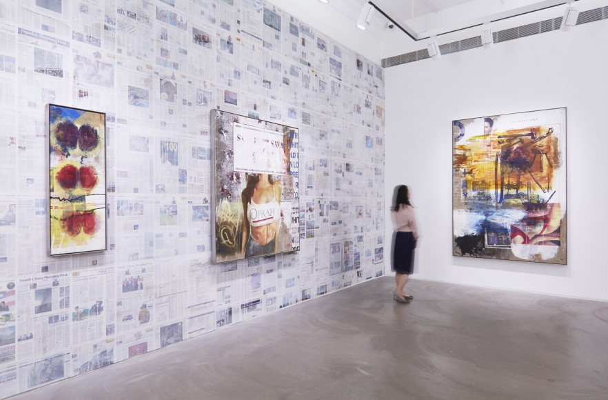 Mandy El-Sayegh, Dispersal, Installation view at Lehmann Maupin, Hong Kong