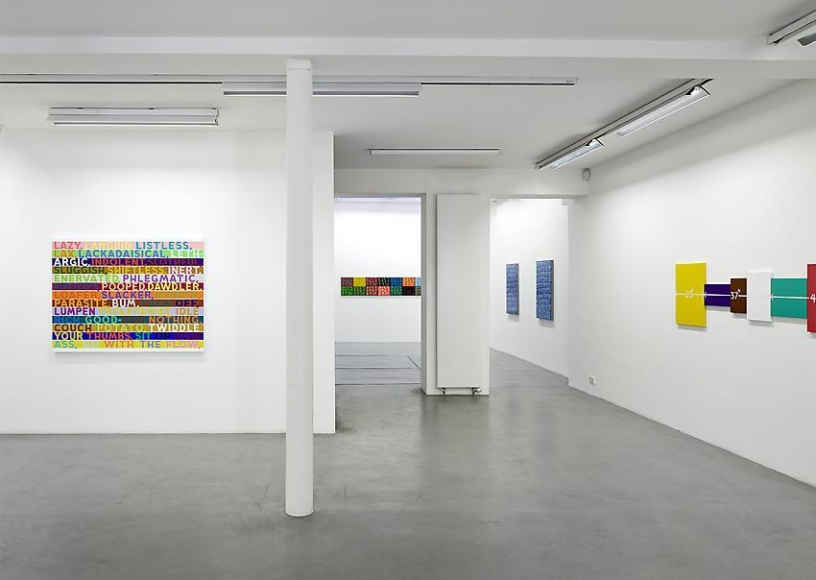 Mel Bochner, 1998-2007: Painting, sculpture and installation – installation view 1