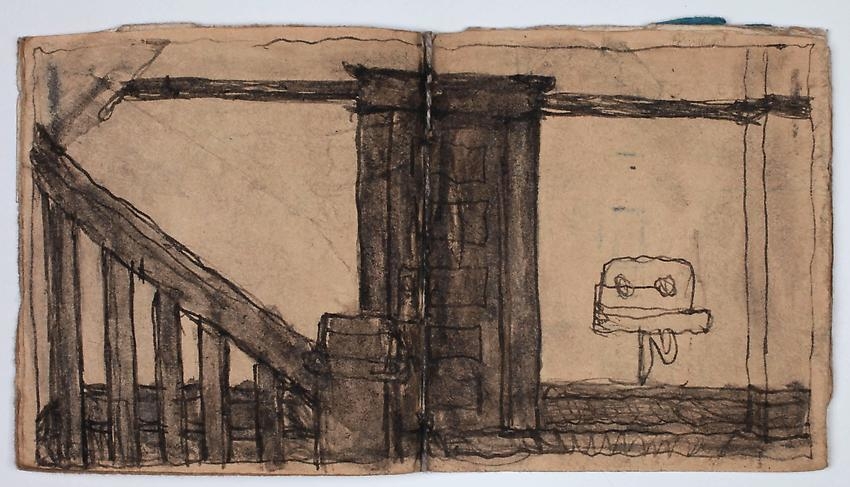 James Castle, Untitled (Chesterfield)
