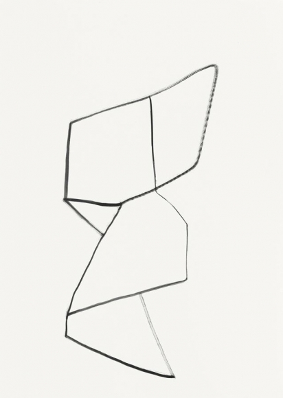 Untitled 2010 gouache on paper in the artist's frame