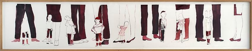 Untitled 2010 watercolor and Indian ink on paper