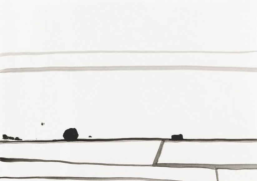 Silvia Bächli Untitled (part of the installation "das")