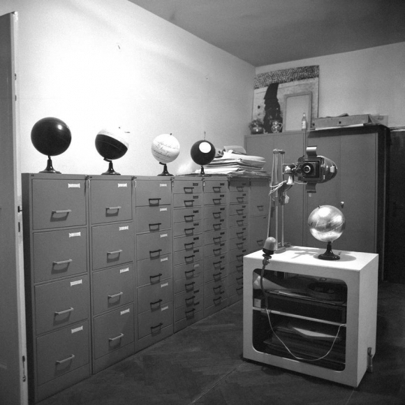 Installation view of Manifesti (Atelier Tose Dabac, Zagreb, Croatia, 1978)
