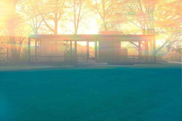 James Welling , 6063 (Glass House)