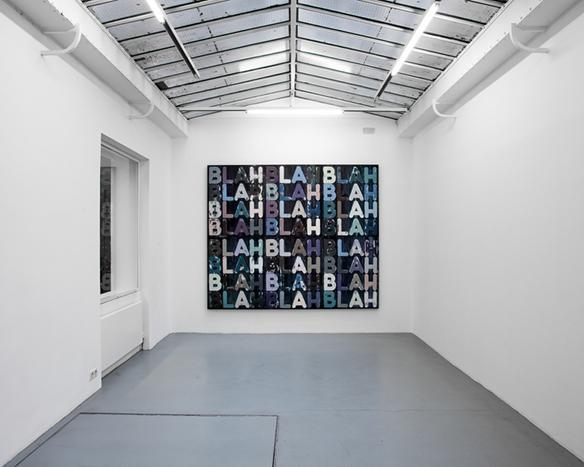 Mel Bochner Exhibition view, Galerie Nelson-Freeman, Paris