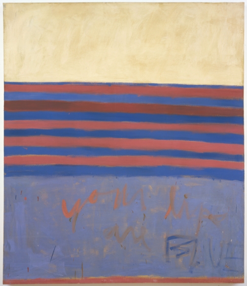 Frank Stella, Your Lips Are Blue