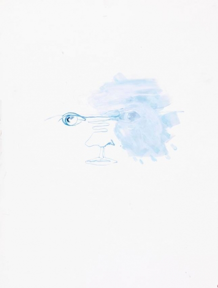 Untitled (portrait bleu)