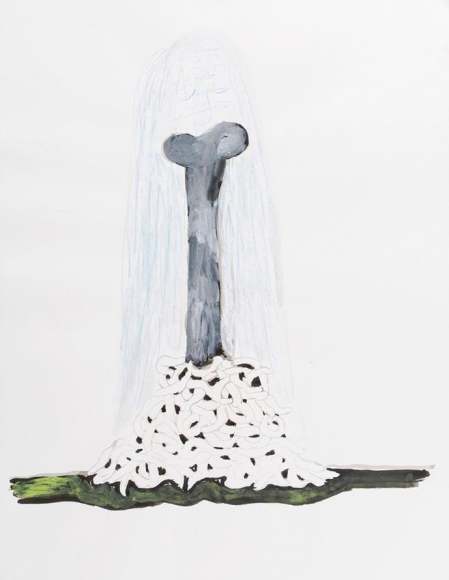 Anne-Marie Schneider , Sans titre (os)