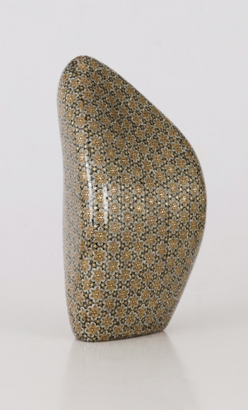 Untitled, 2013, Marquetry and glass
