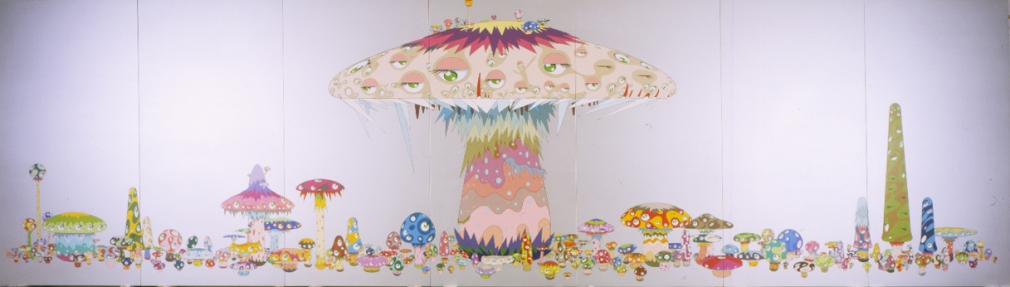 Super Nova, 1999, Acrylic on canvas mounted to board