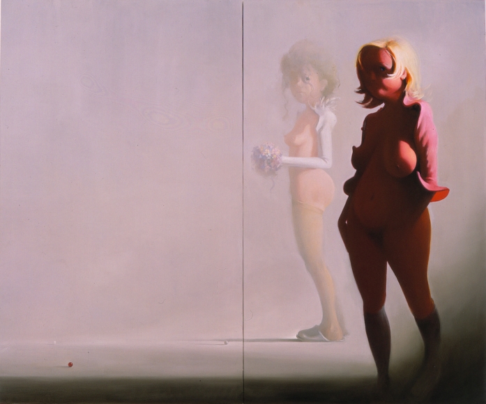 Shrugs, 1998, Oil on linen
