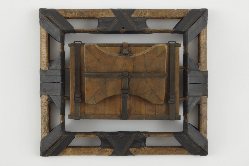an artwork by salvatore scarpitta in a new york city gallery