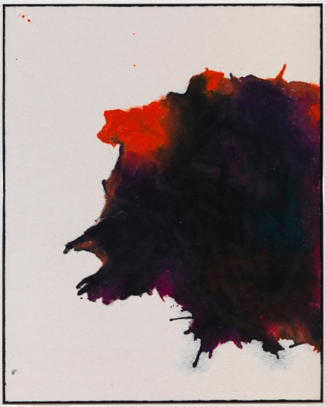 Untitled, 2013, Ink on carpet