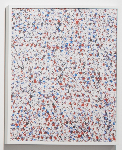 Melissa Gordon, Matrix Painting (Jute), 2012
