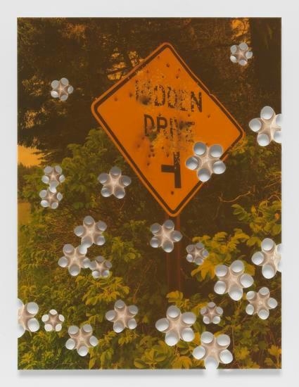 Lot 082616 (hidden drive), 2016, Pigmented epoxy resin, archival inkjet print on wood panel support with steel hardware