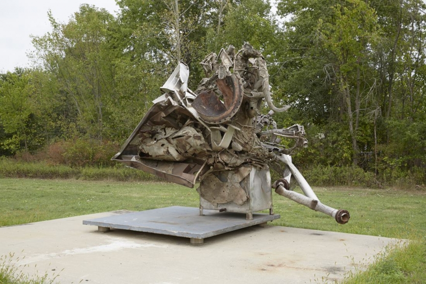 Fishkill, 1995, Cast stainless steel with carbon steel