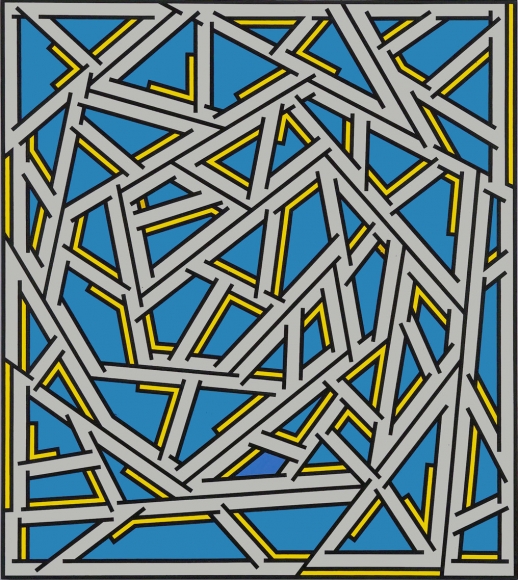 Untitled, 1976, Acrylic on linen