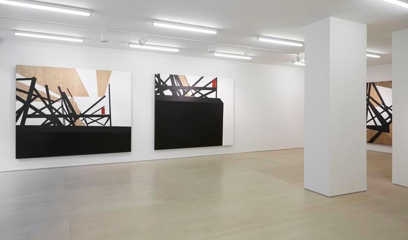 Morphings in BLACK (Installation View), BOESKY EAST, 2014