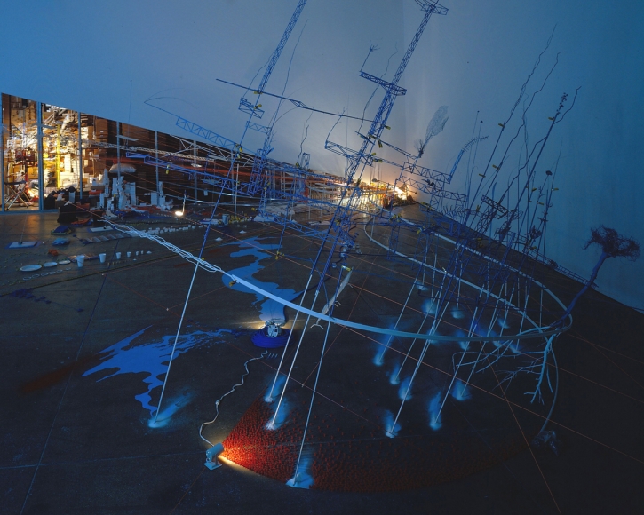 mixed media compilation by sarah sze
